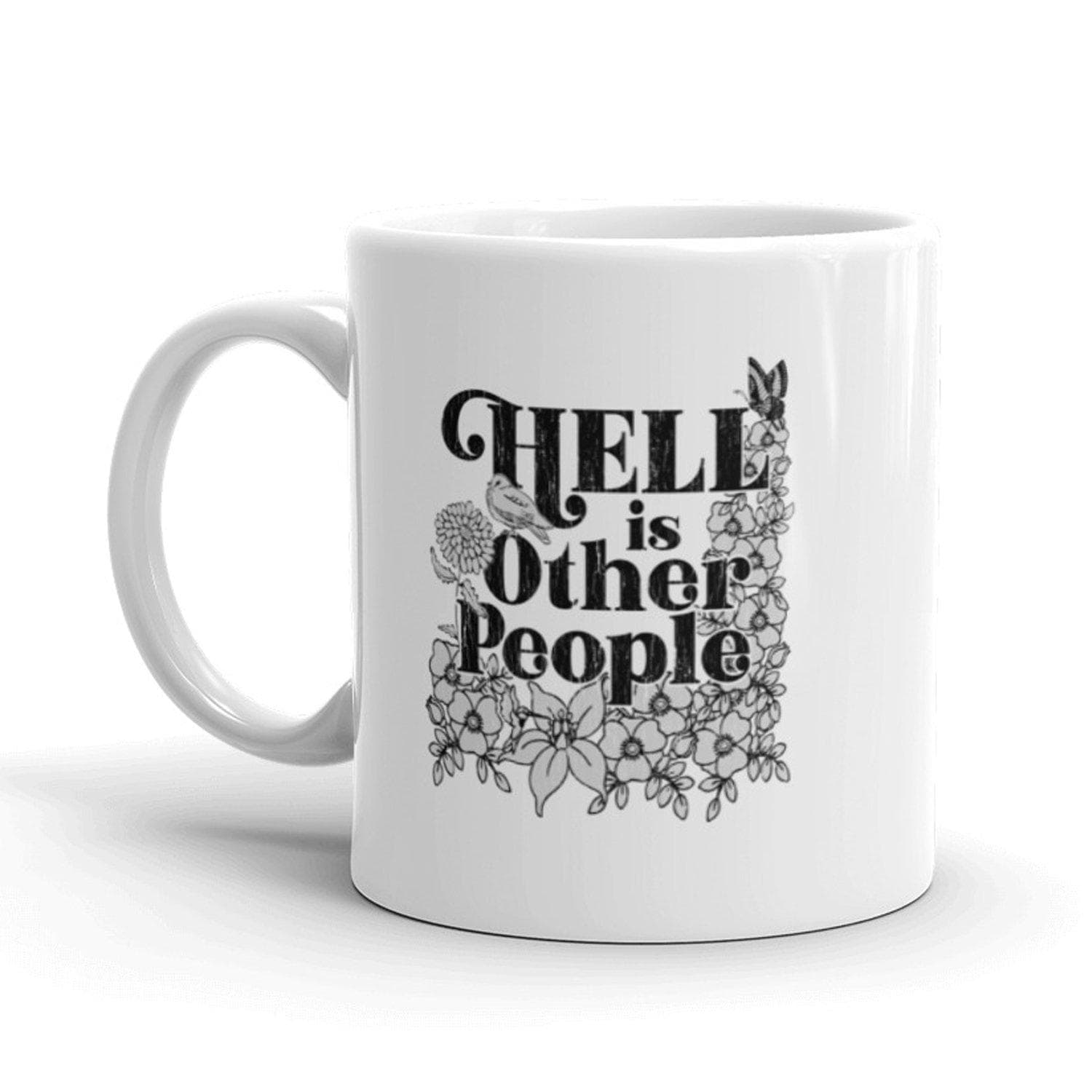 Hell Is Other People Mug - Crazy Dog T-Shirts