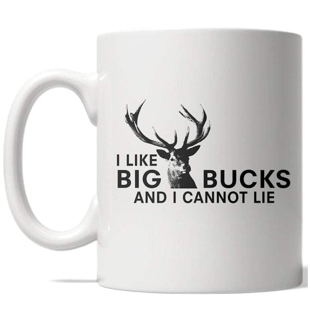 I Like Big Bucks Mug - Crazy Dog T-Shirts