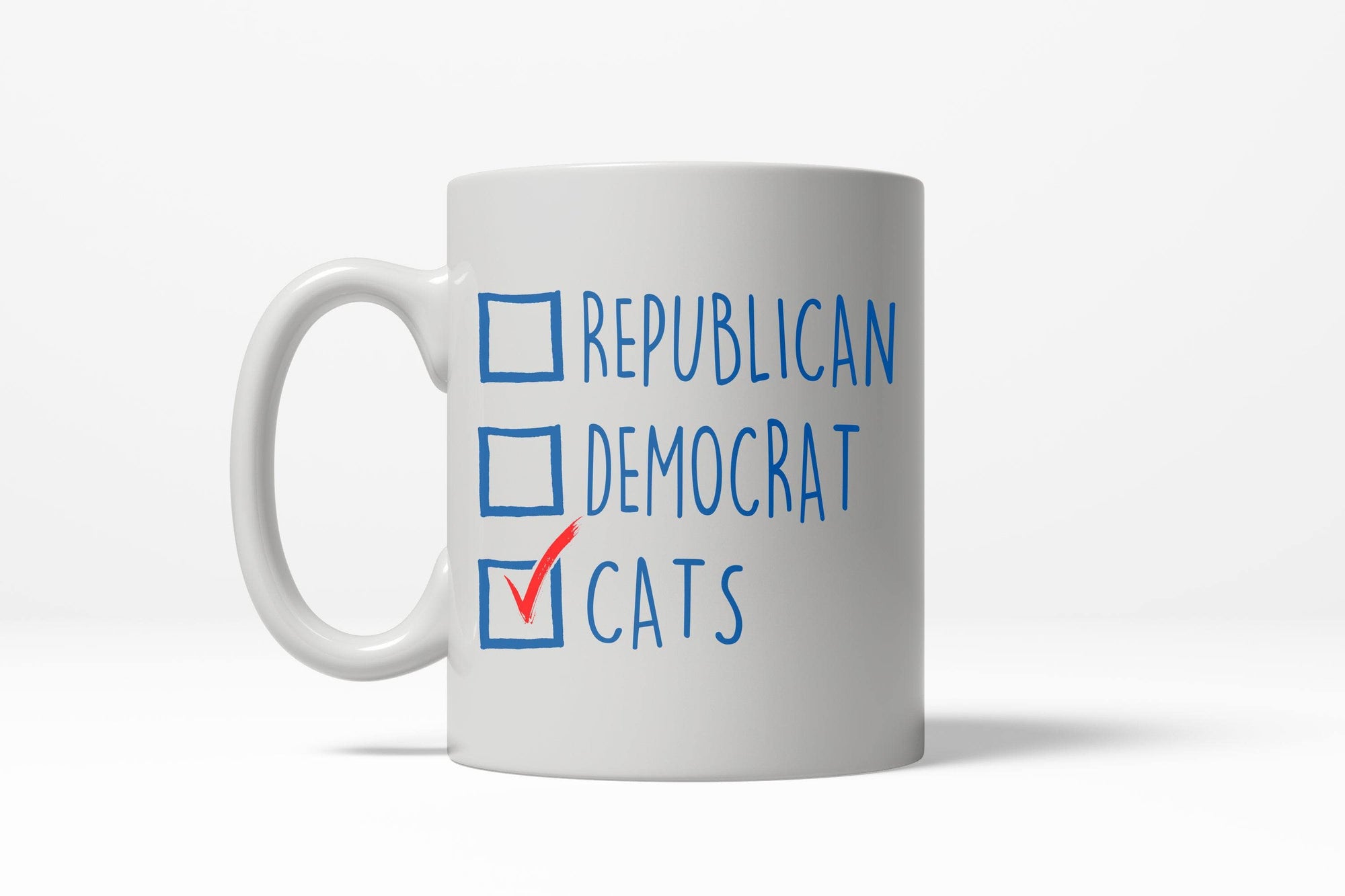 I Voted Cats Mug  -  Crazy Dog T-Shirts