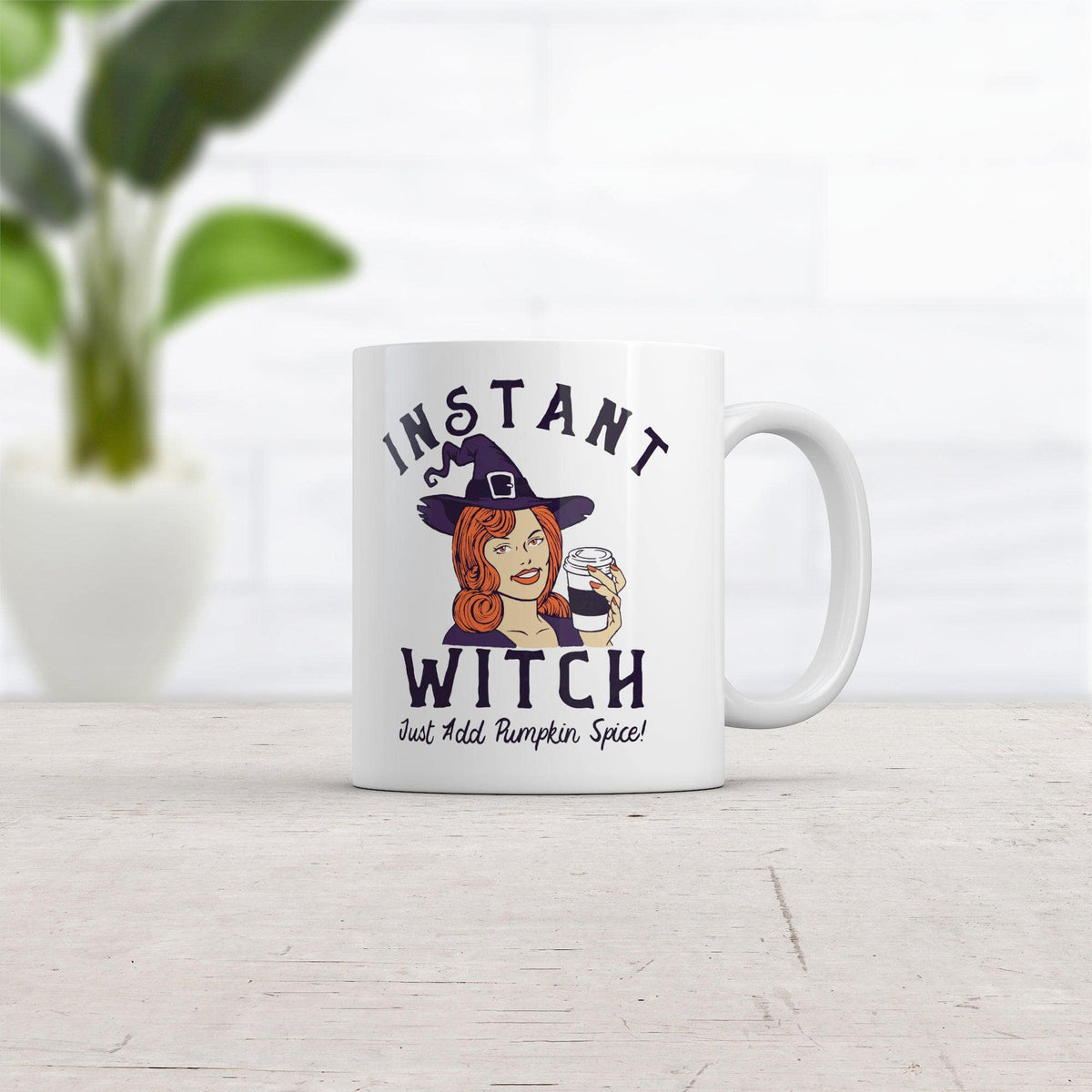 Instant Witch Mug  -  Crazy Dog T-Shirts