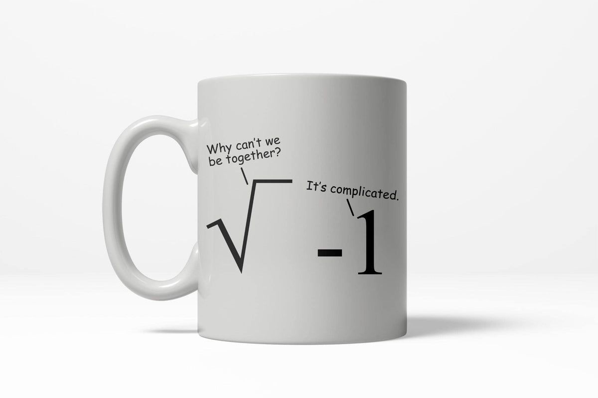 It&#39;s Complicated Mug  -  Crazy Dog T-Shirts