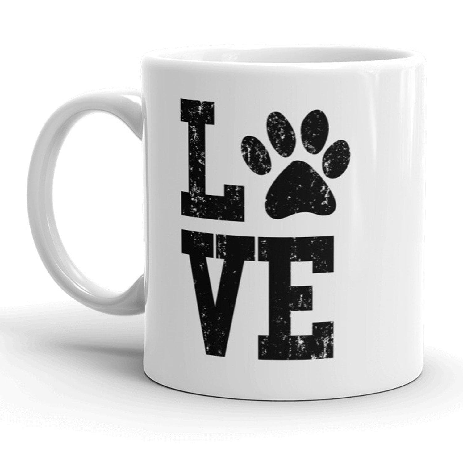 Love Paw Mug - Crazy Dog T-Shirts