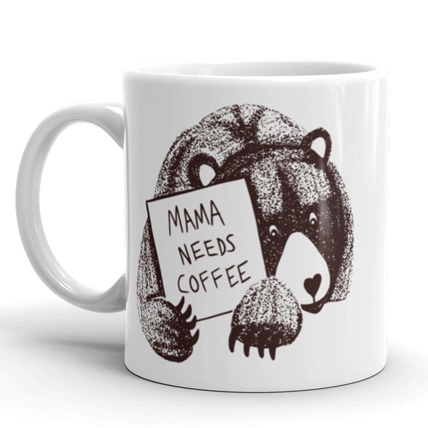 Mama Bear Needs Coffee Mug - Crazy Dog T-Shirts