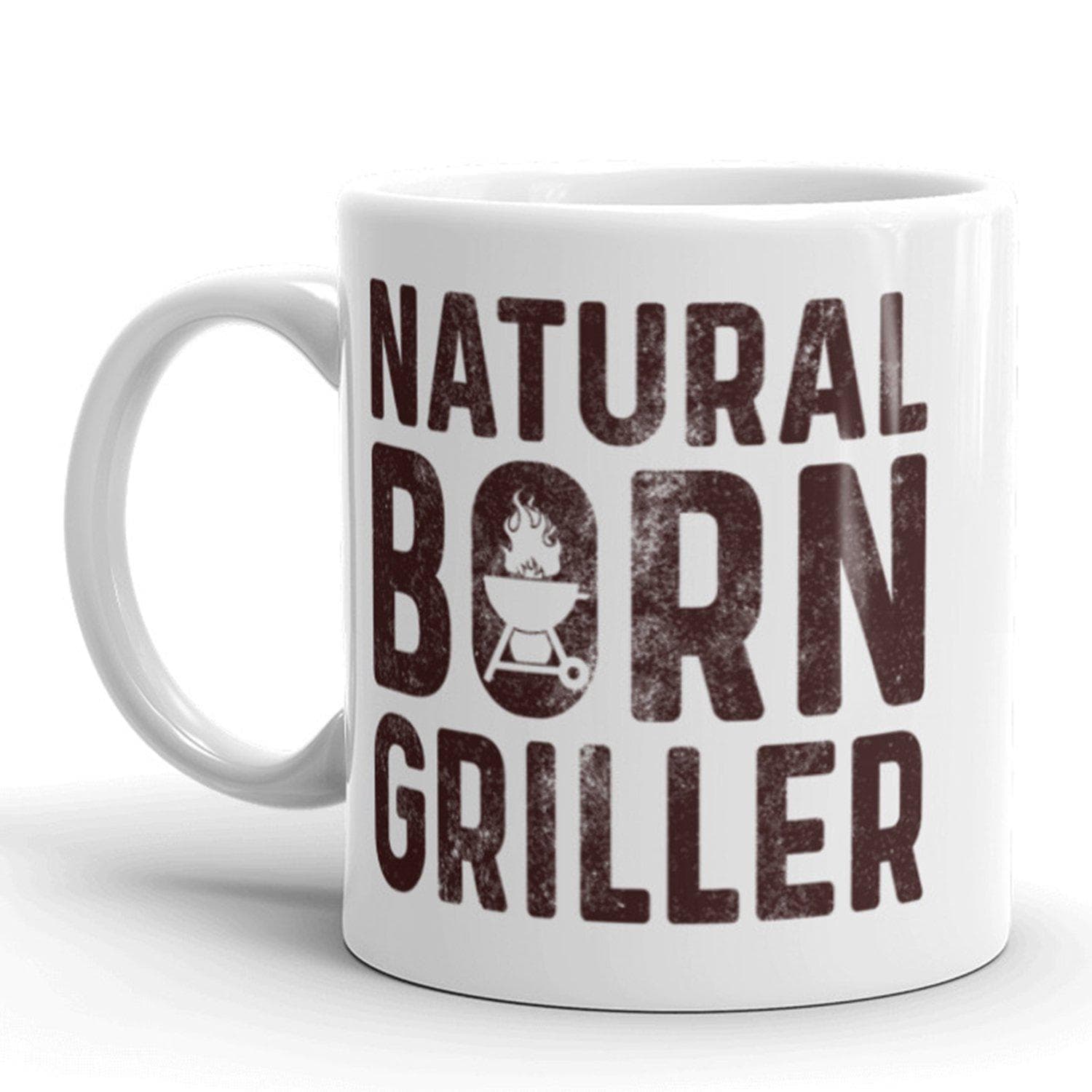 Natural Born Griller Mug - Crazy Dog T-Shirts