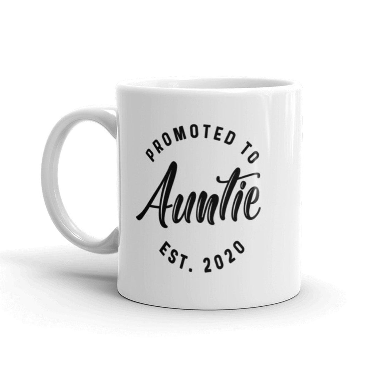 Promoted To Auntie 2020 Mug - Crazy Dog T-Shirts