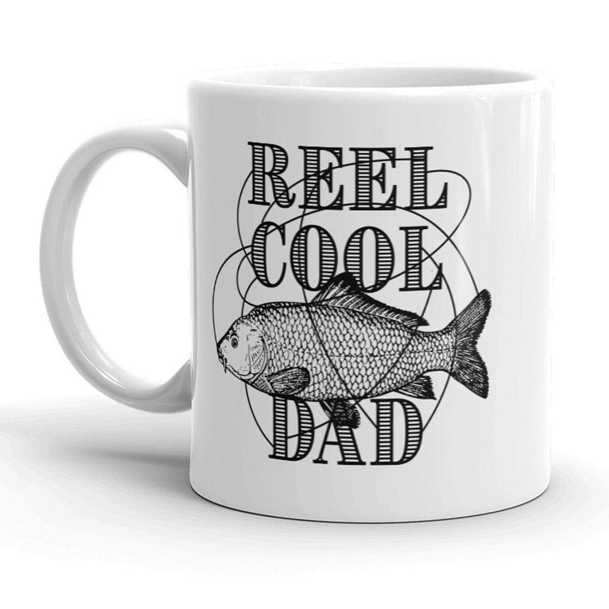 Reel Cool Dad Mug - Crazy Dog T-Shirts