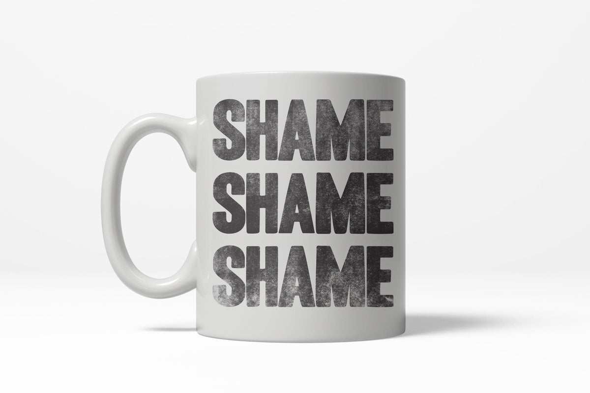 Shame Shame Shame Mug - Crazy Dog T-Shirts