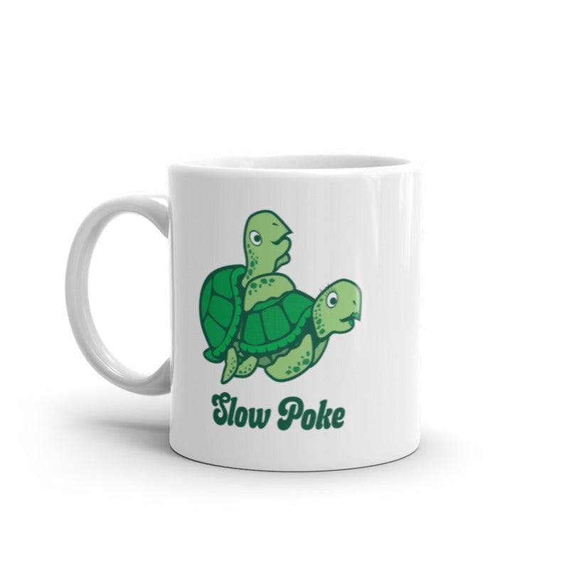 Slow Poke Mug Funny Offensive Turtle Sex Graphic Novelty Coffee Cup-11oz  -  Crazy Dog T-Shirts