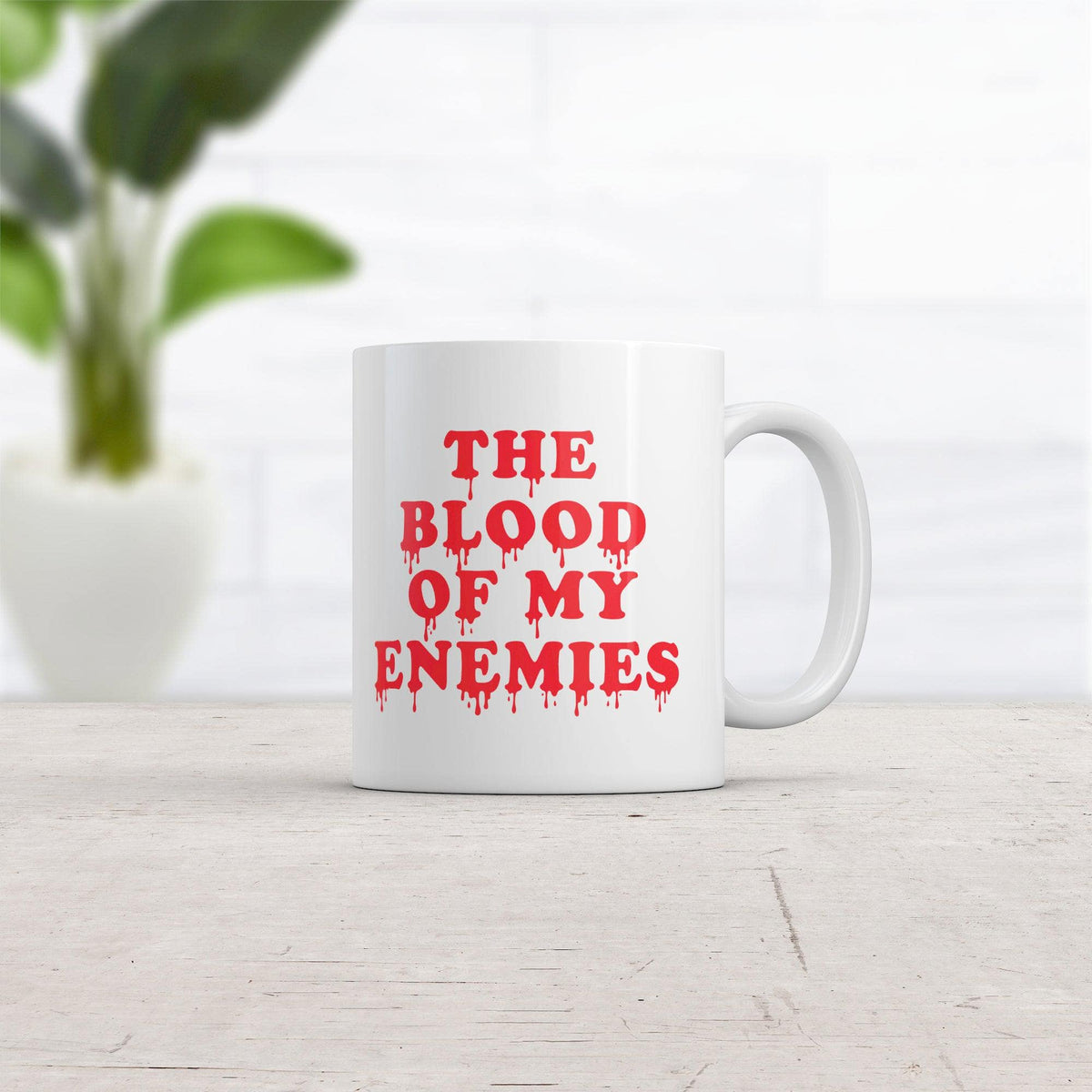 The Blood Of My Enemies Mug  -  Crazy Dog T-Shirts