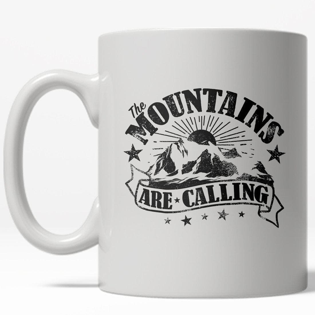 The Mountains Are Calling Mug - Crazy Dog T-Shirts