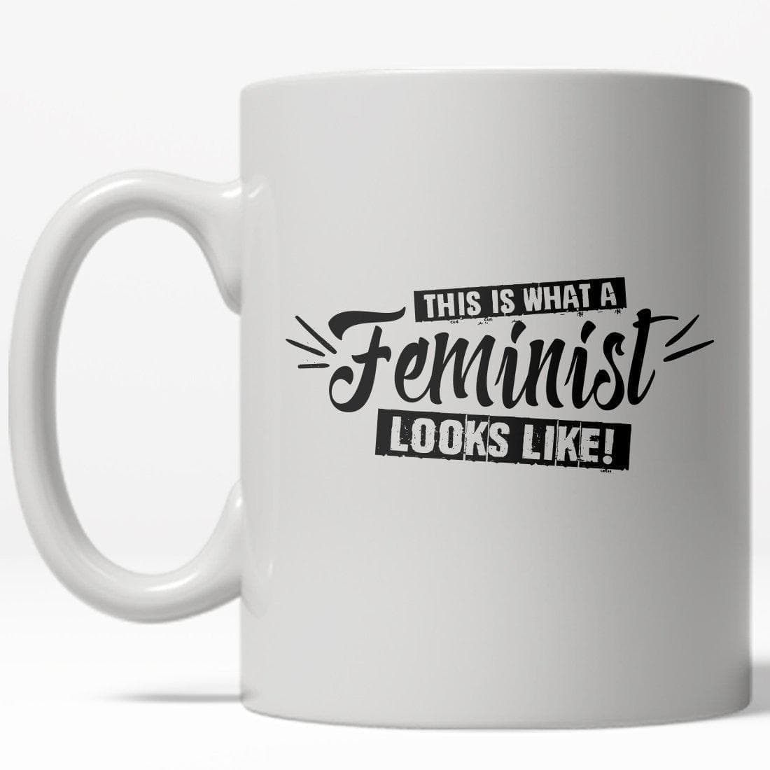 This Is What A Feminst Looks Like Mug - Crazy Dog T-Shirts