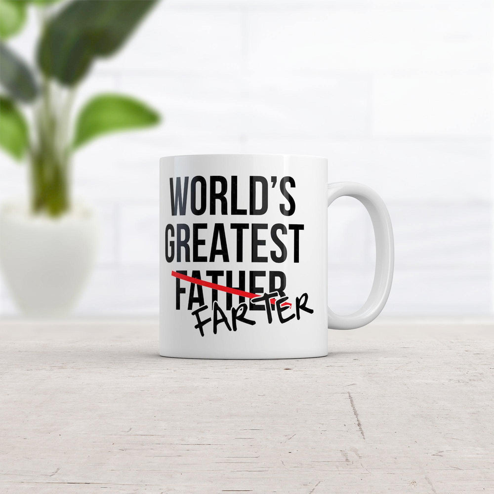 World's Greatest Farter Mug  -  Crazy Dog T-Shirts