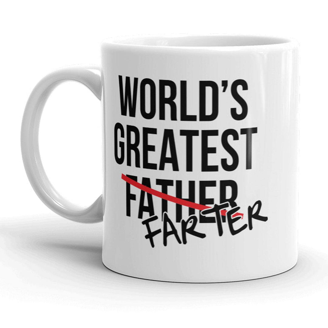 World's Greatest Farter Mug  -  Crazy Dog T-Shirts