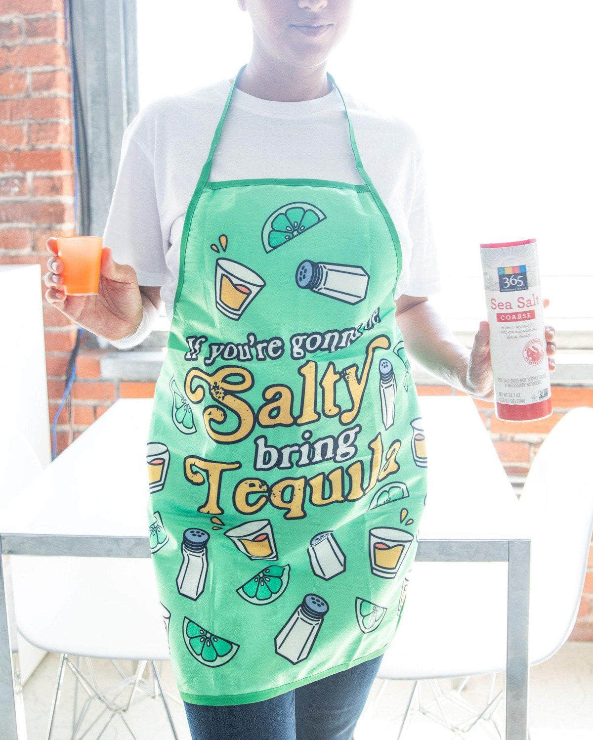 If You&#39;re Gonna Be Salty Bring Tequila Apron - Crazy Dog T-Shirts