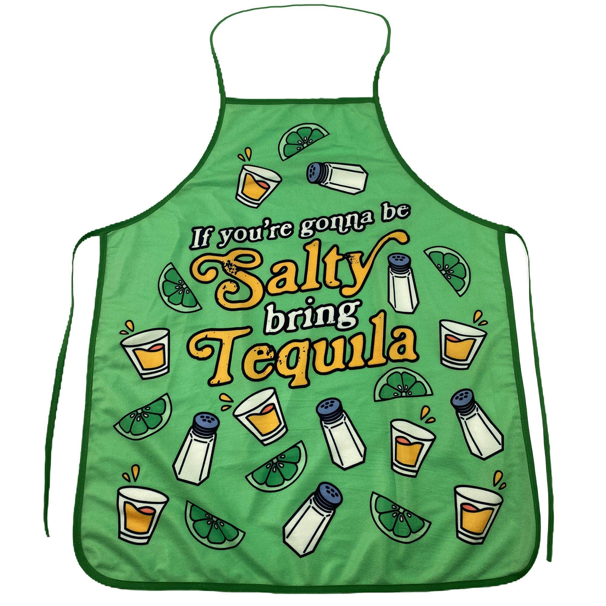 If You're Gonna Be Salty Bring Tequila Apron - Crazy Dog T-Shirts