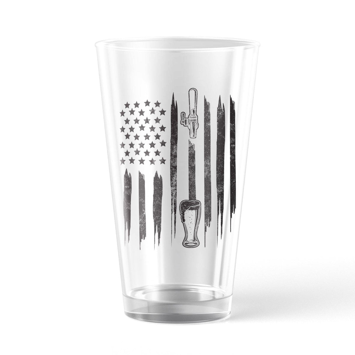 American Flag Beer Tap  -  Crazy Dog T-Shirts