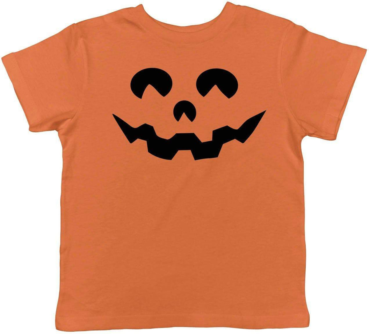 Cartoon Eyes Pumpkin Face Toddler Tshirt - Crazy Dog T-Shirts