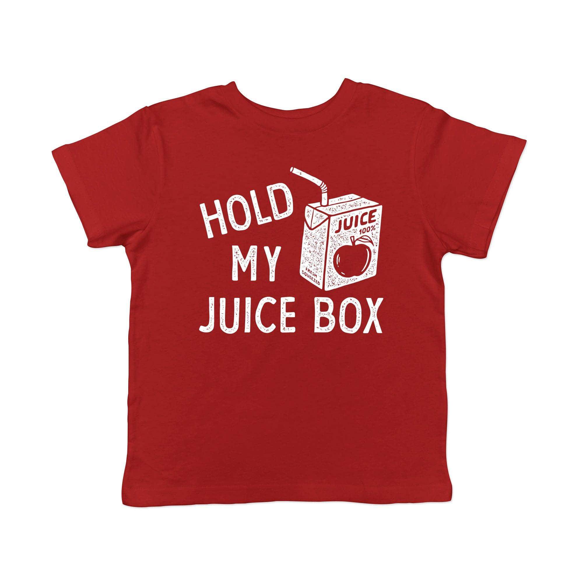 Hold My Juice Box Toddler Tshirt  -  Crazy Dog T-Shirts