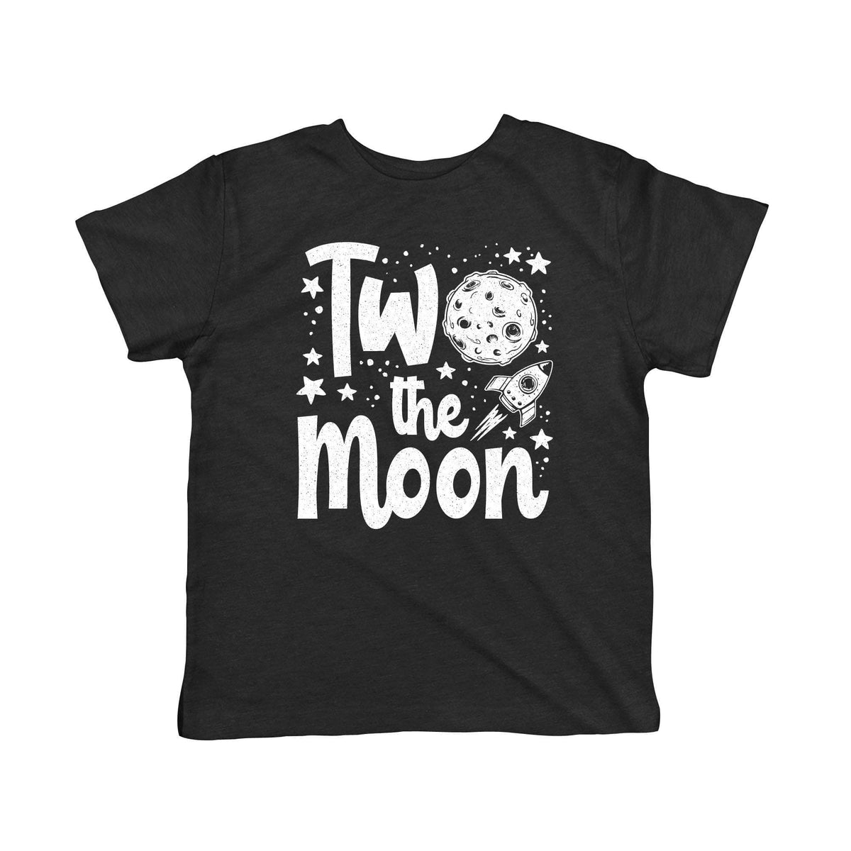 Two The Moon Toddler Tshirt - Crazy Dog T-Shirts