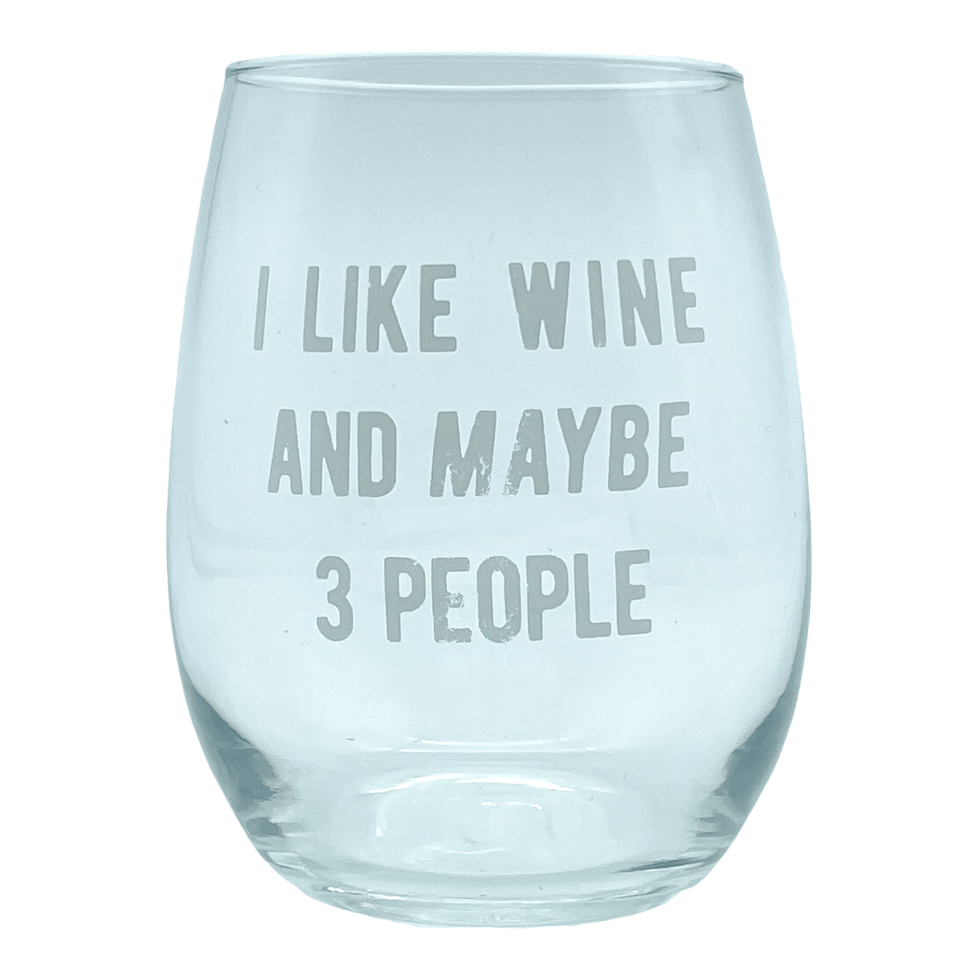 I Like Wine And Maybe 3 People  -  Crazy Dog T-Shirts
