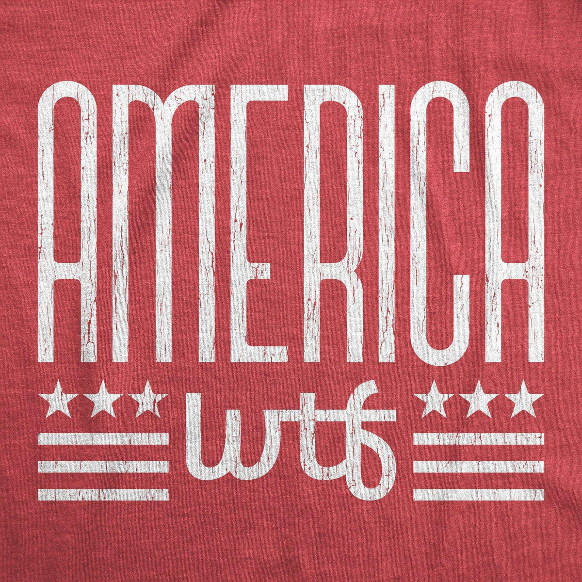 America WTF Women&#39;s Tshirt - Crazy Dog T-Shirts