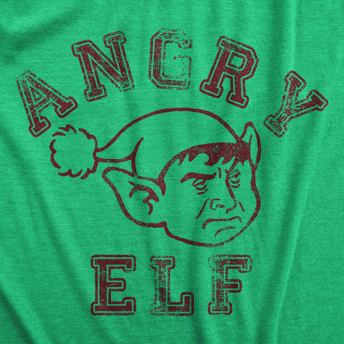 Angry Elf Women&#39;s Tshirt  -  Crazy Dog T-Shirts