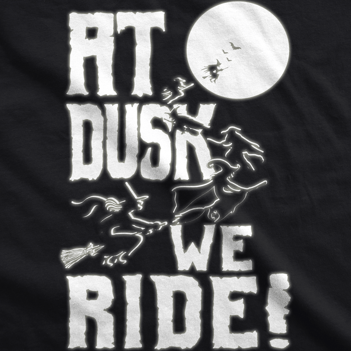 At Dusk We Ride Women&#39;s Tshirt - Crazy Dog T-Shirts