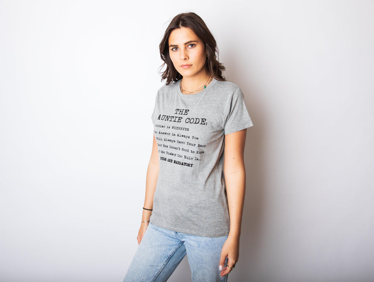 Auntie Code Women&#39;s Tshirt  -  Crazy Dog T-Shirts