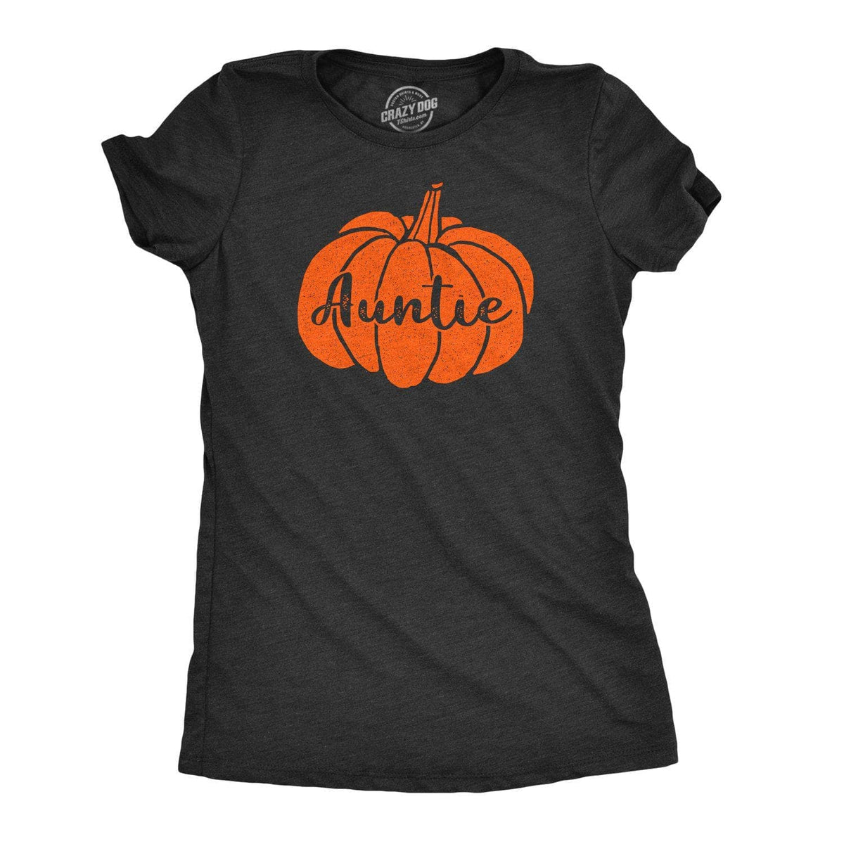 Auntie Pumpkin Women&#39;s Tshirt - Crazy Dog T-Shirts