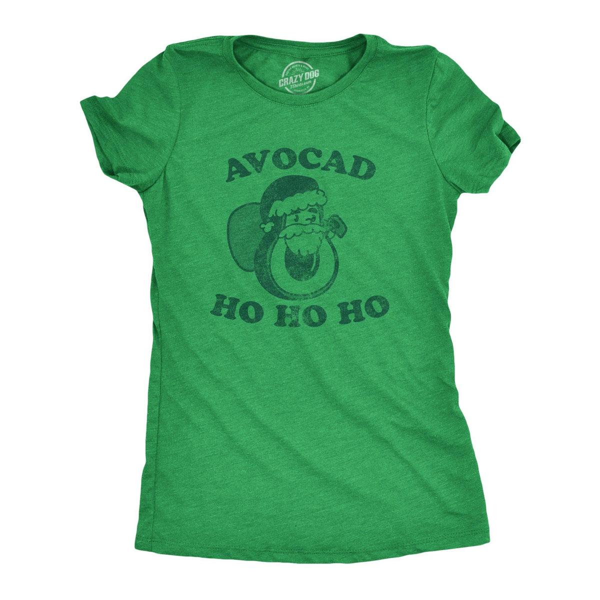 Avocad Ho Ho Ho Women&#39;s Tshirt  -  Crazy Dog T-Shirts