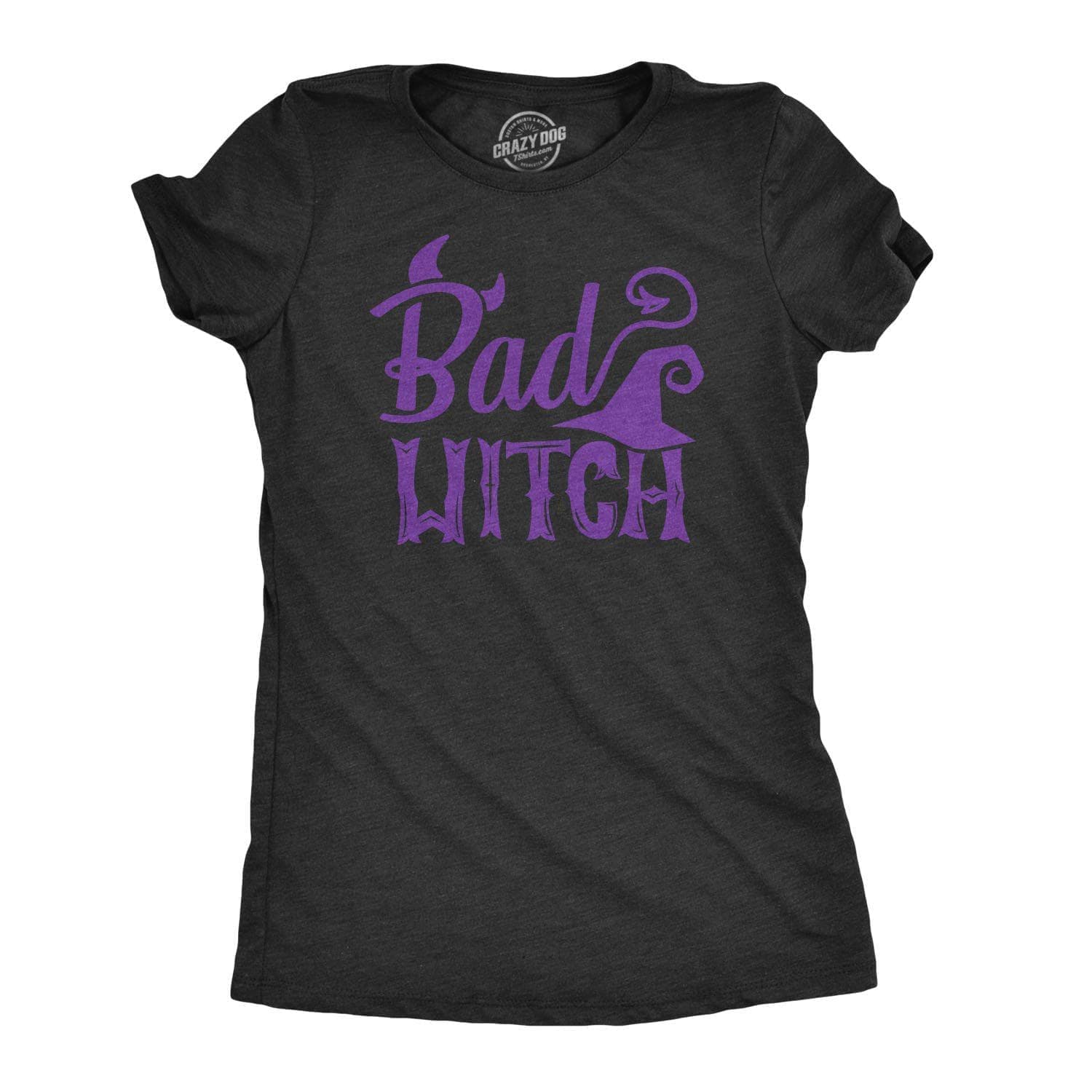 Bad Witch Women's Tshirt - Crazy Dog T-Shirts