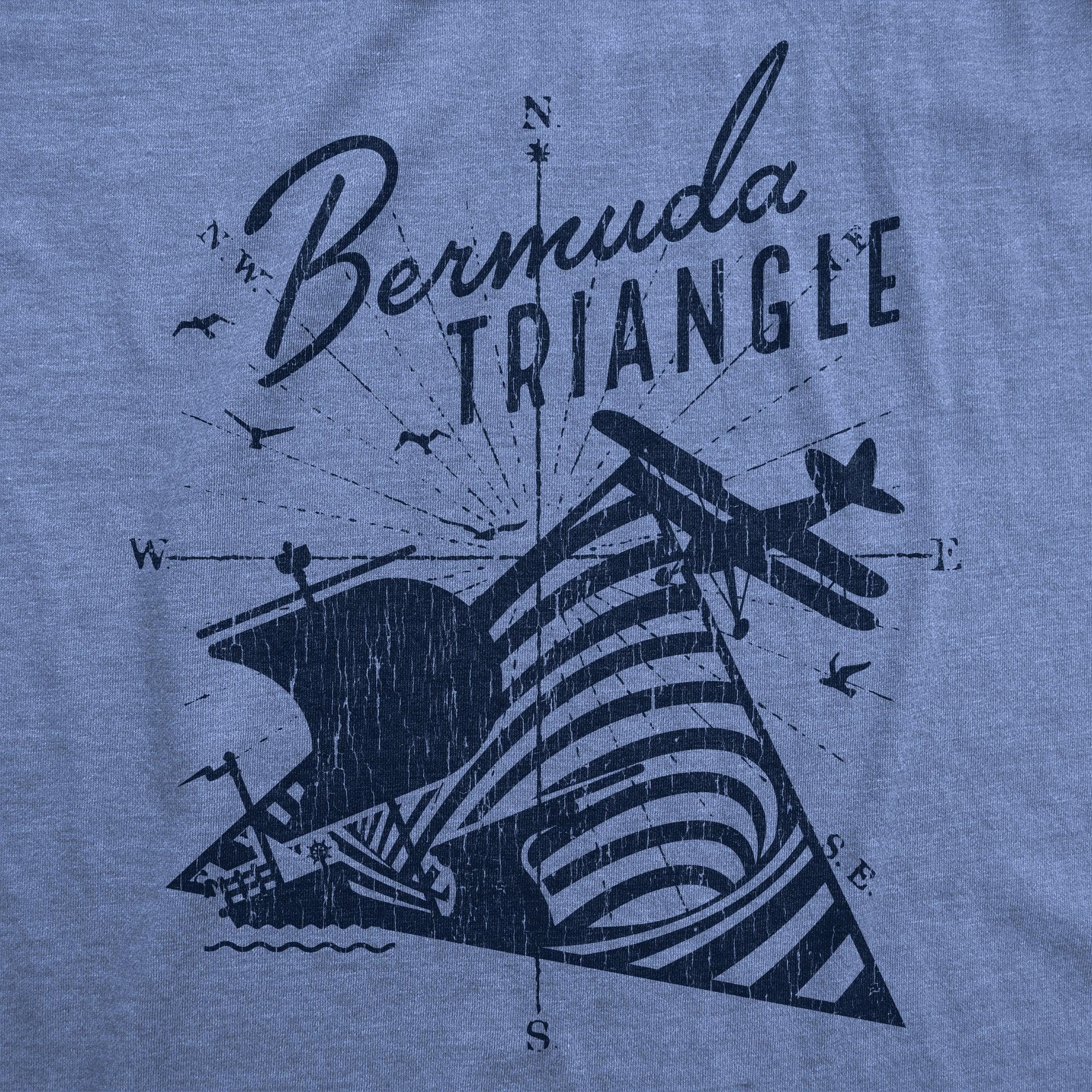 Bermuda Triangle Women's Tshirt  -  Crazy Dog T-Shirts