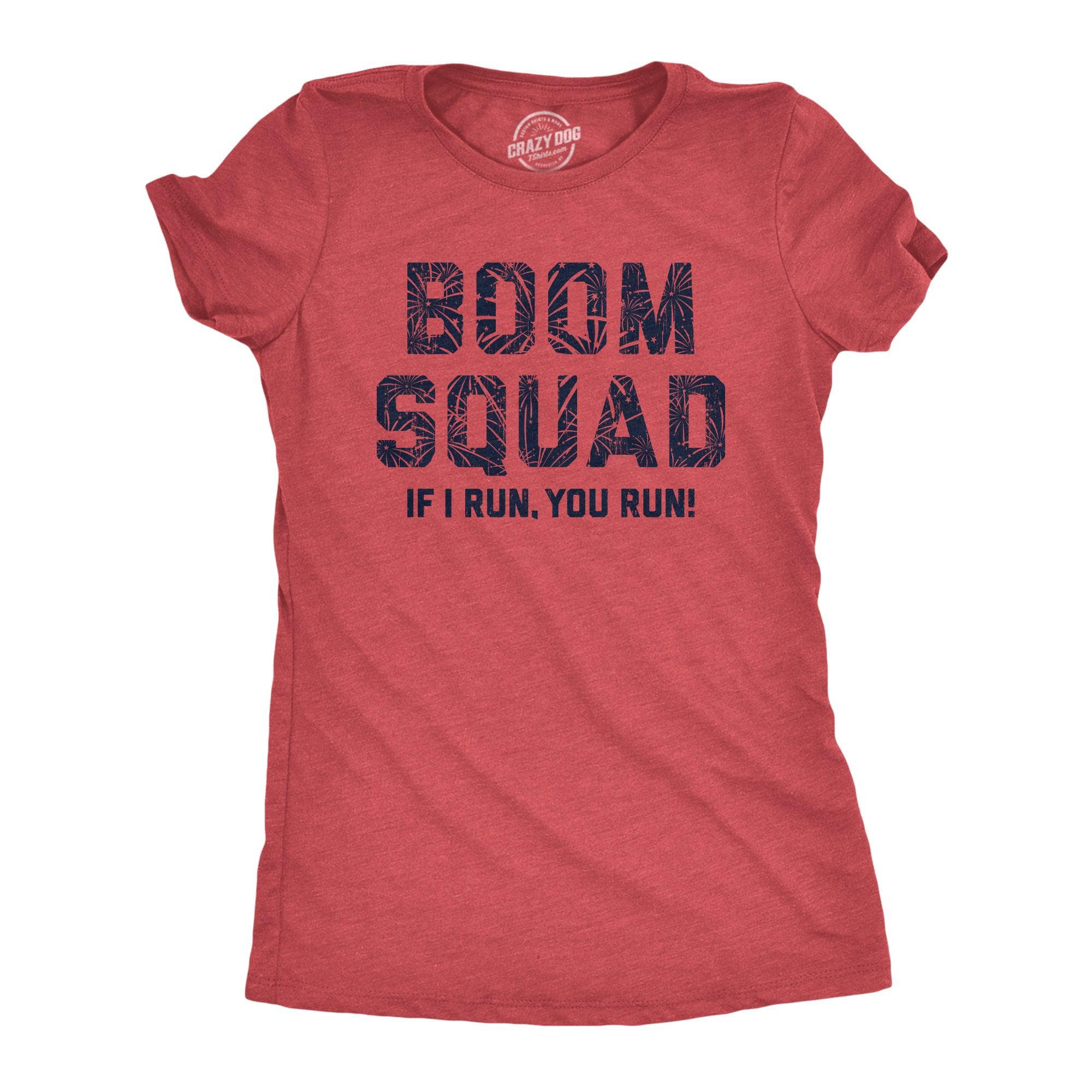 Boom Squad Women's Tshirt  -  Crazy Dog T-Shirts
