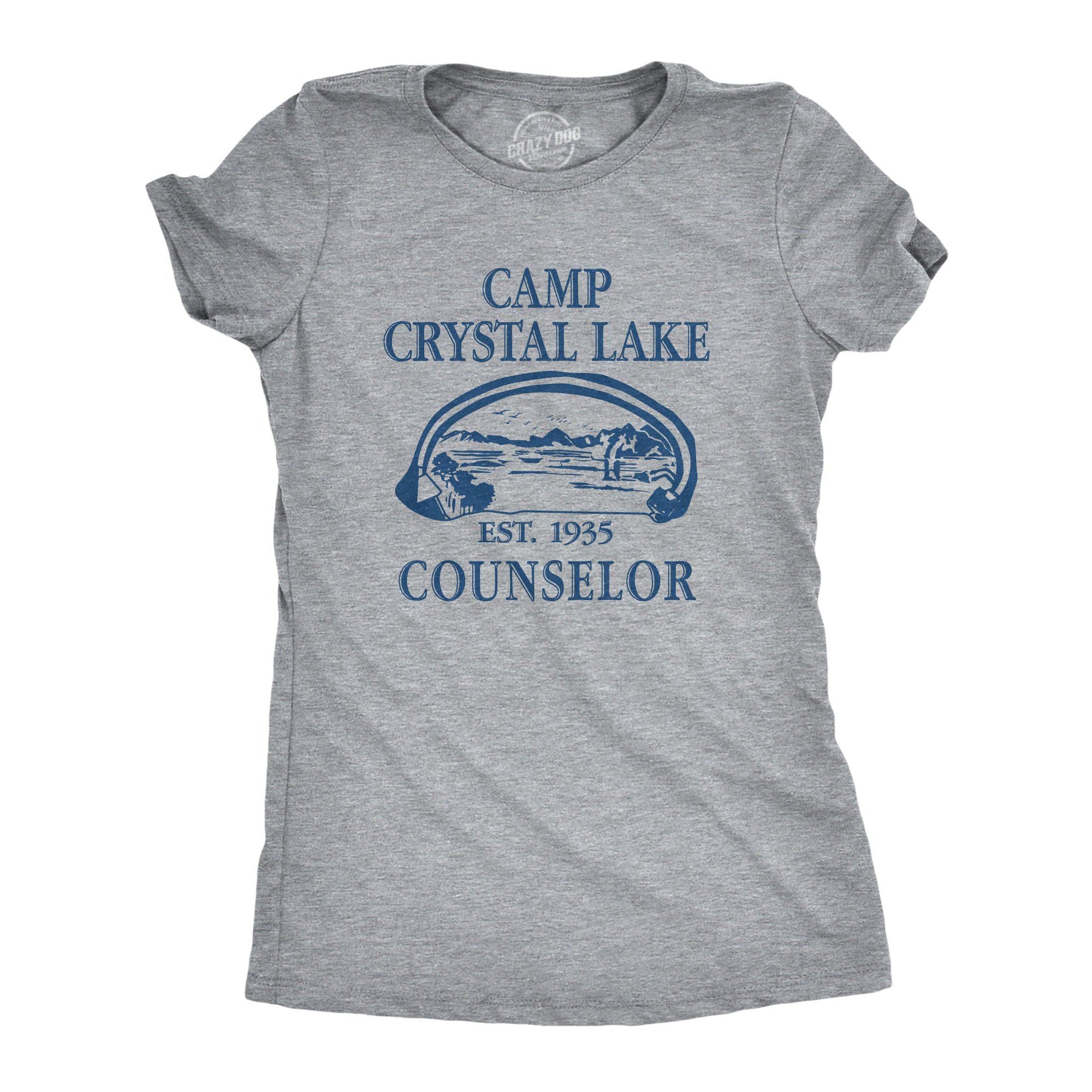 Camp Crystal Lake Women's Tshirt  -  Crazy Dog T-Shirts
