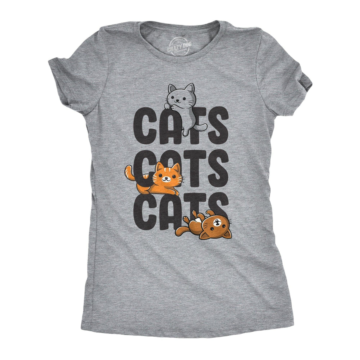 Cats Cats Cats Women&#39;s Tshirt - Crazy Dog T-Shirts