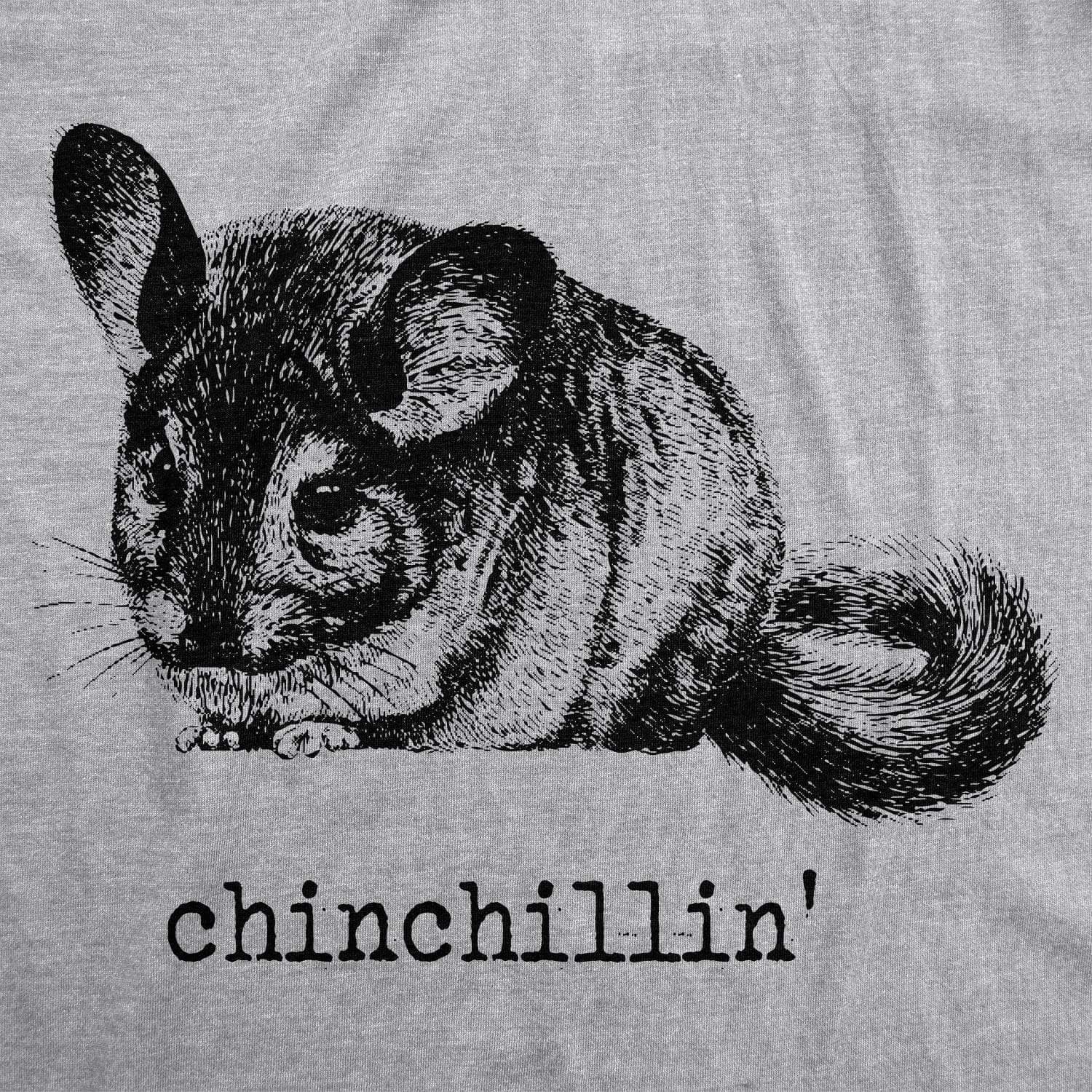 Chinchillin Women's Tshirt  -  Crazy Dog T-Shirts