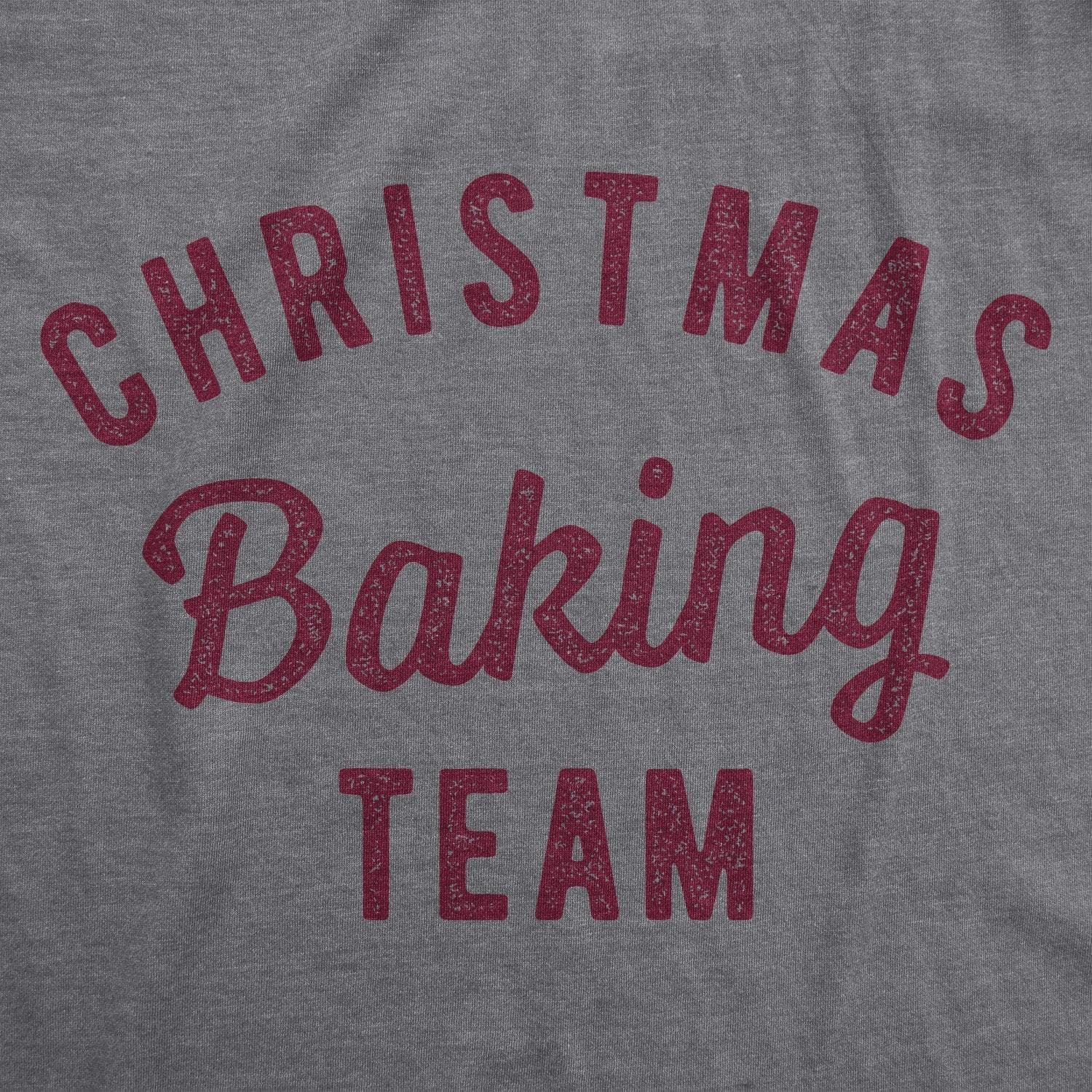 Christmas Baking Team Women's Tshirt  -  Crazy Dog T-Shirts