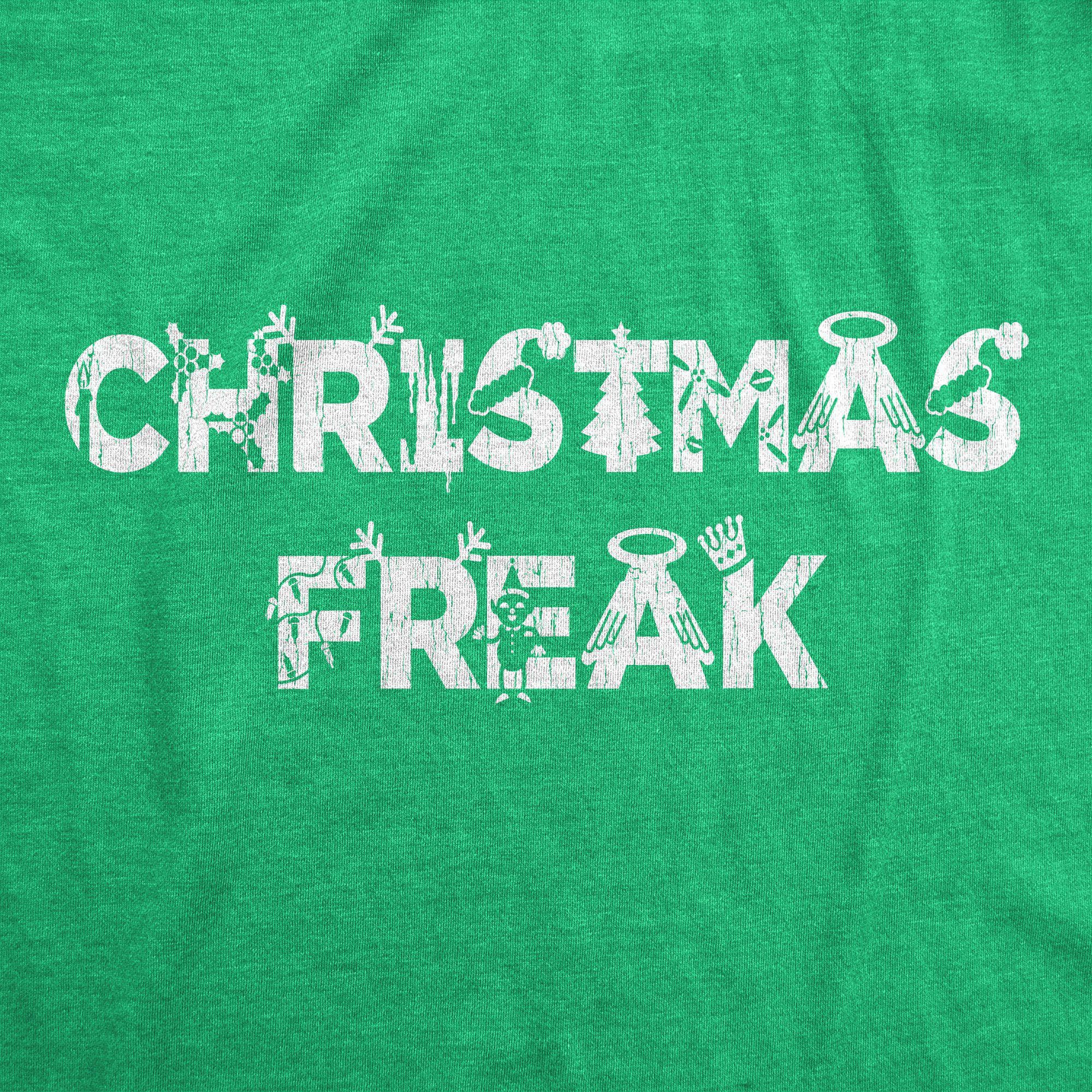 Christmas Freak Women's Tshirt - Crazy Dog T-Shirts