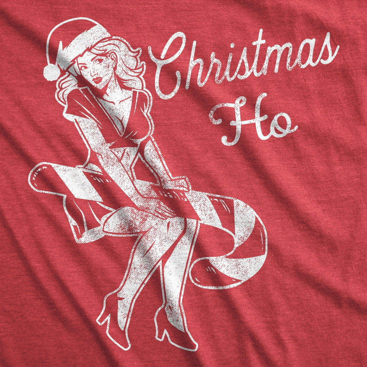 Christmas Ho Women&#39;s Tshirt - Crazy Dog T-Shirts