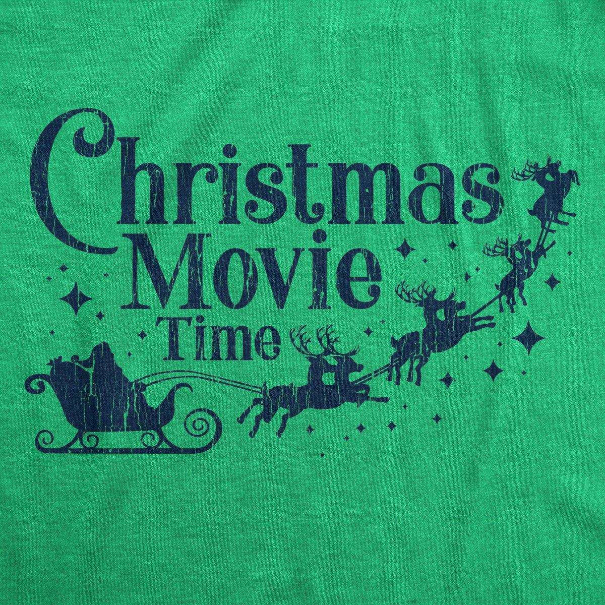 Christmas Movie Time Women&#39;s Tshirt - Crazy Dog T-Shirts