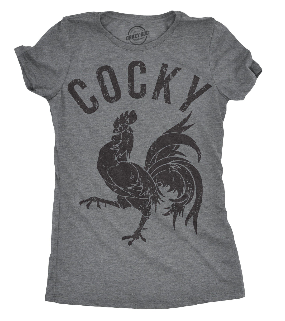Cocky Women&#39;s Tshirt  -  Crazy Dog T-Shirts