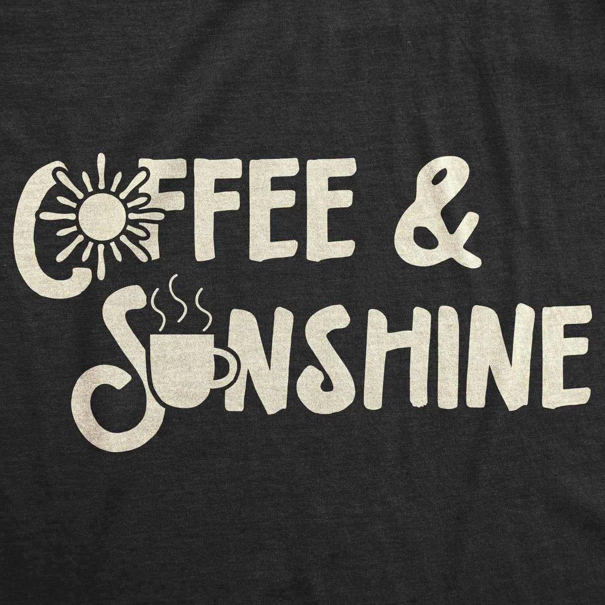 Coffee And Sunshine Women&#39;s Tshirt  -  Crazy Dog T-Shirts