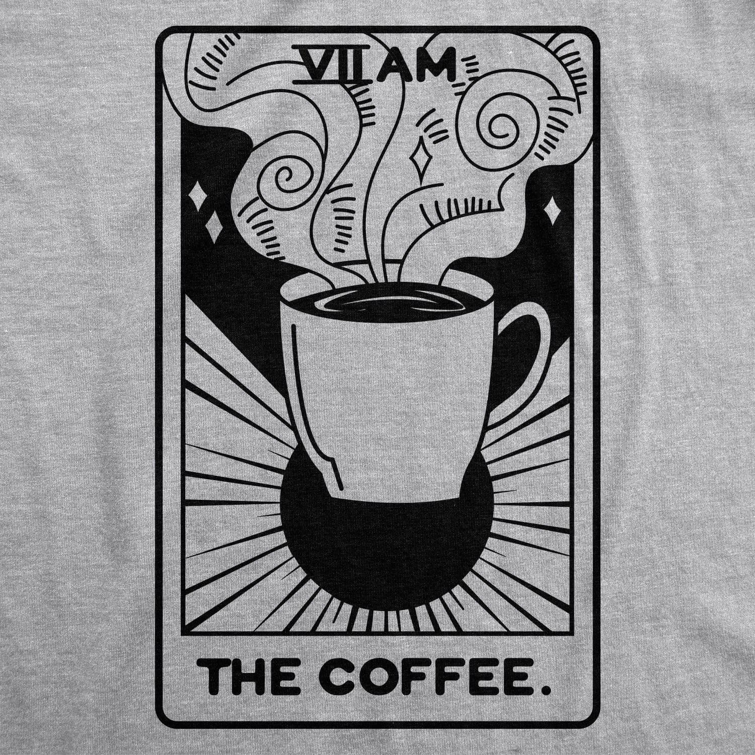Coffee Tarot Card Women's Tshirt  -  Crazy Dog T-Shirts
