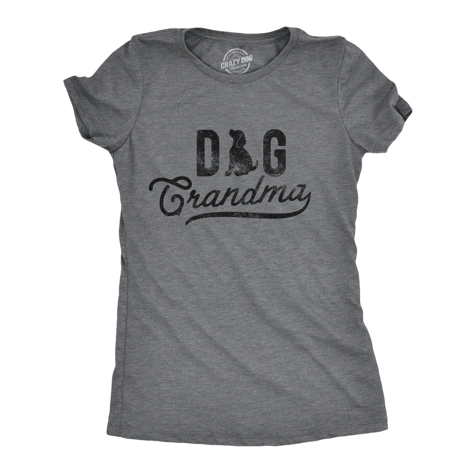 Dog Grandma Women's Tshirt - Crazy Dog T-Shirts