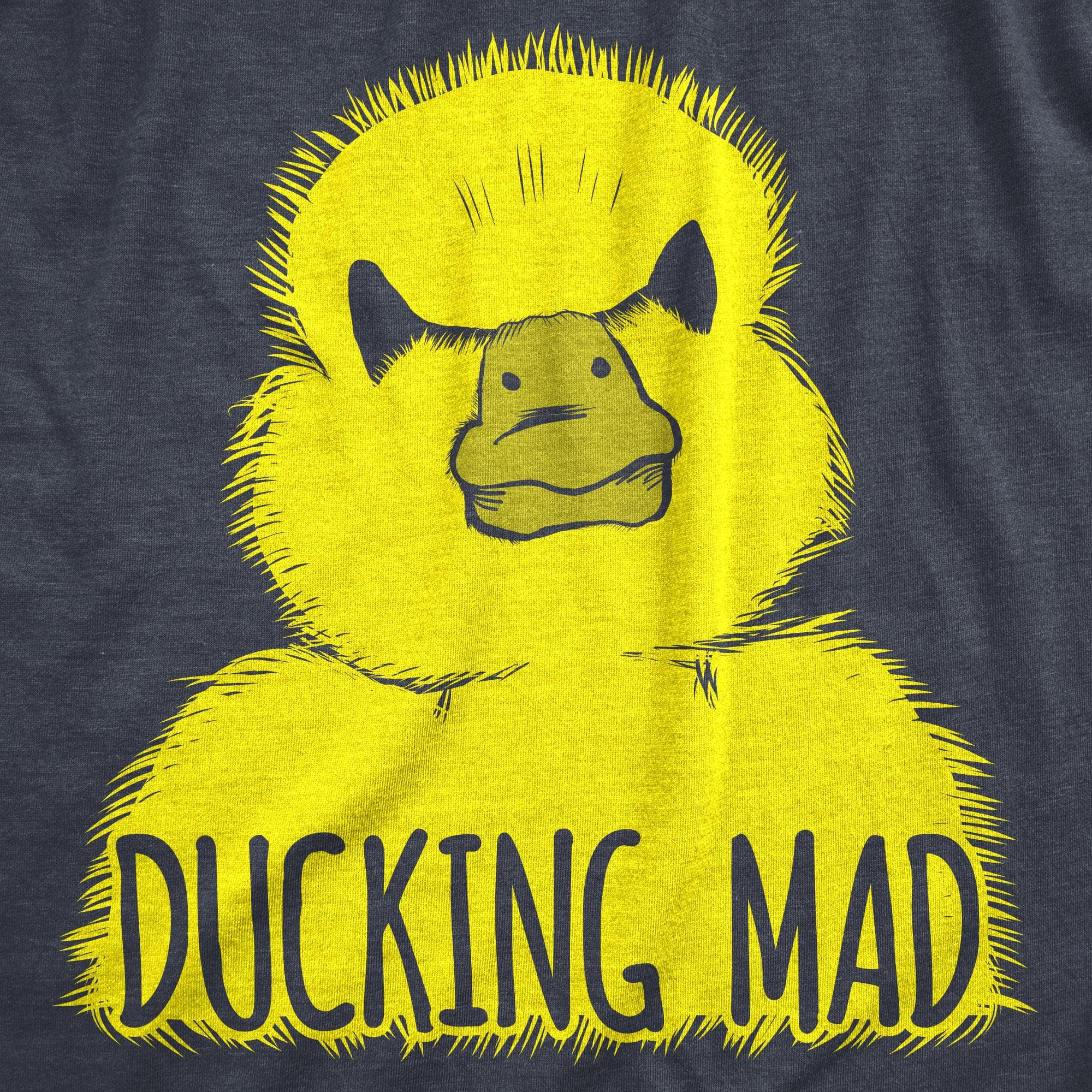Ducking Mad Women's Tshirt  -  Crazy Dog T-Shirts