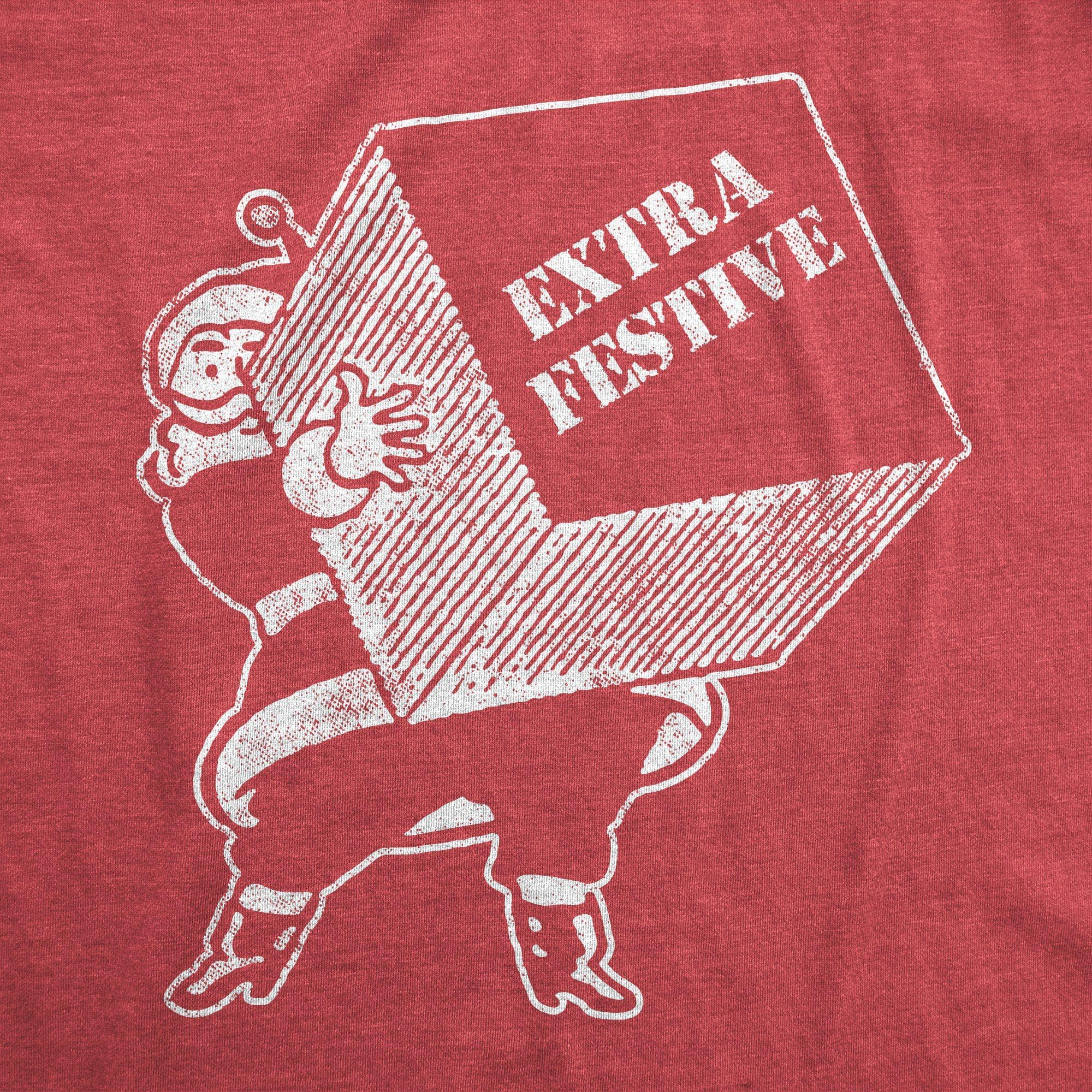Extra Festive Women's Tshirt - Crazy Dog T-Shirts