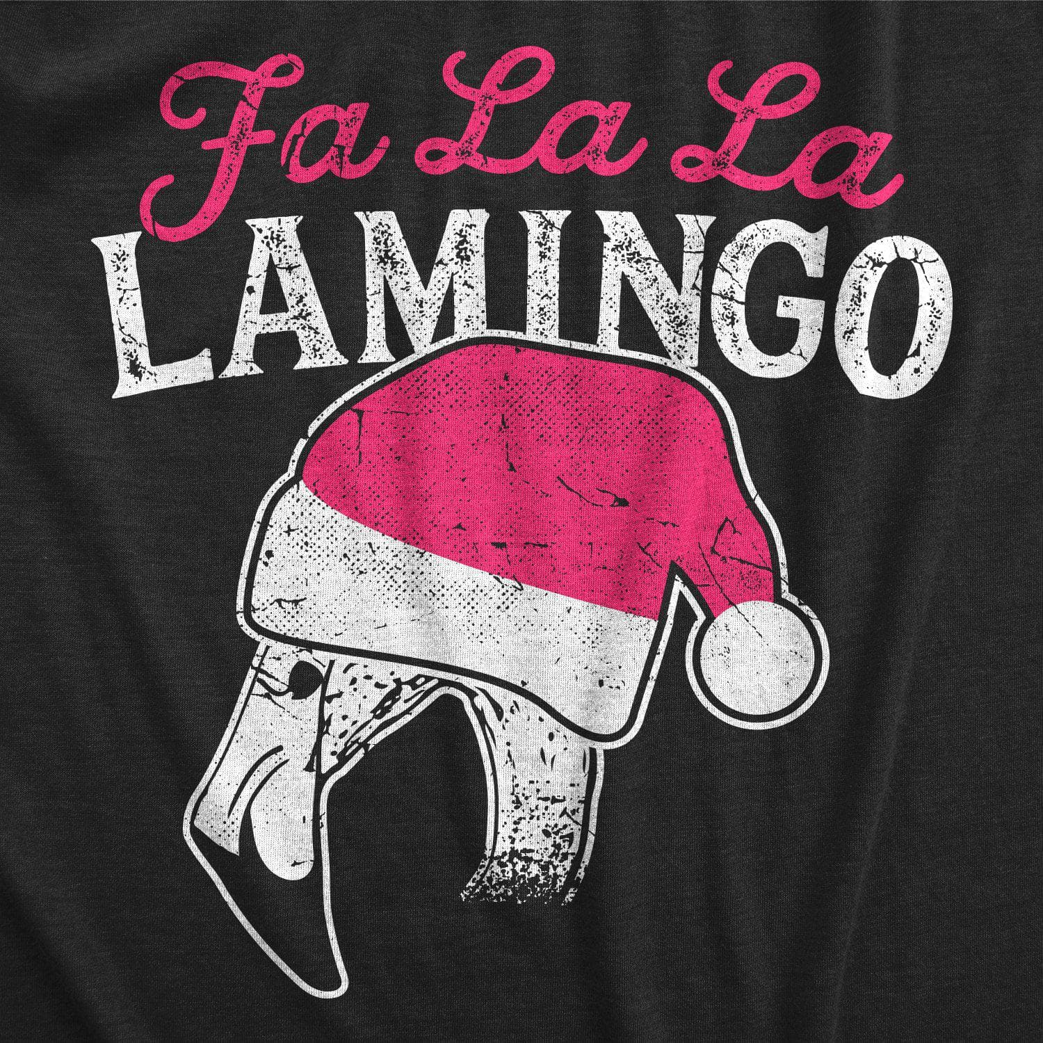 Fa La La Lamingo Women's Tshirt - Crazy Dog T-Shirts