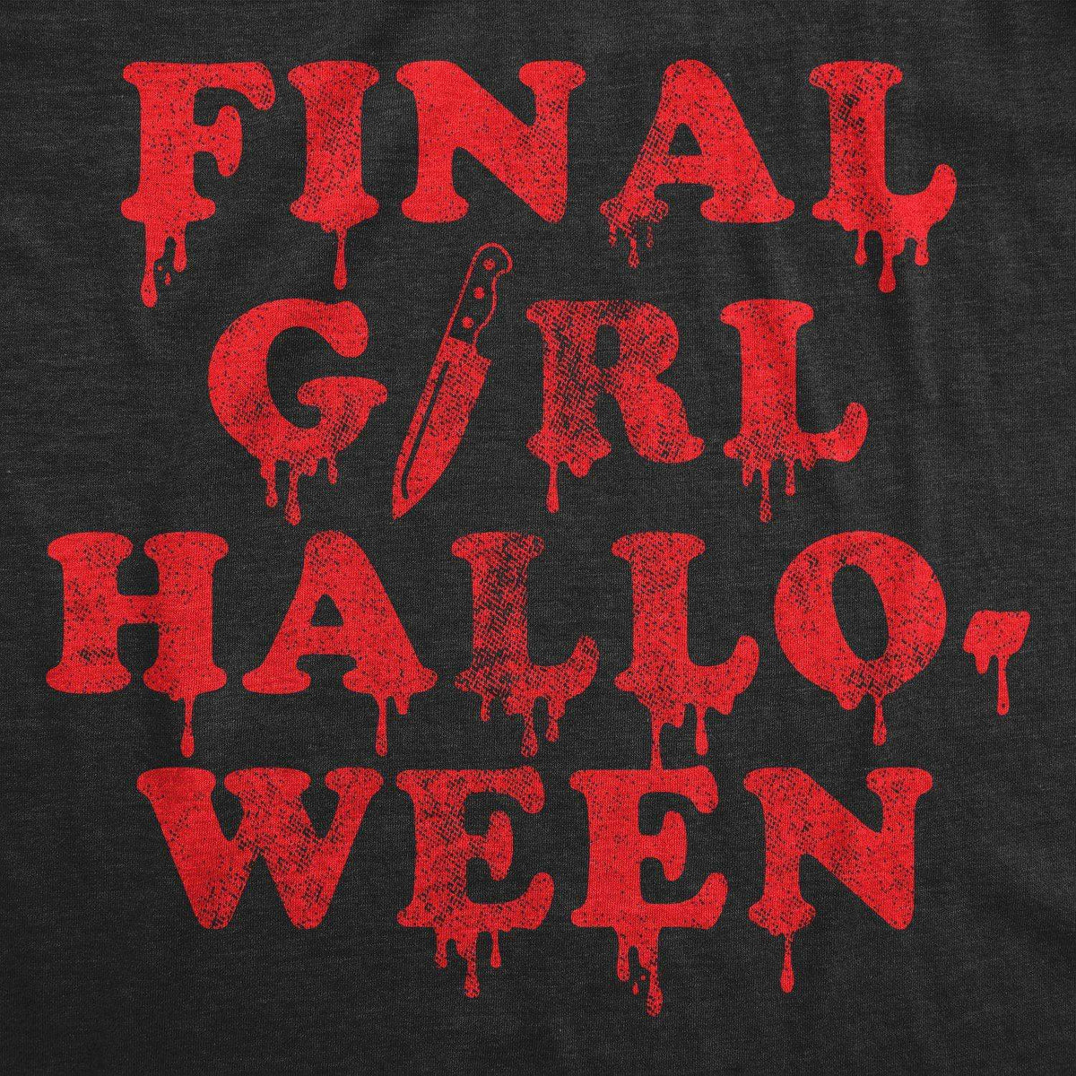Final Girl Halloween Women&#39;s Tshirt - Crazy Dog T-Shirts