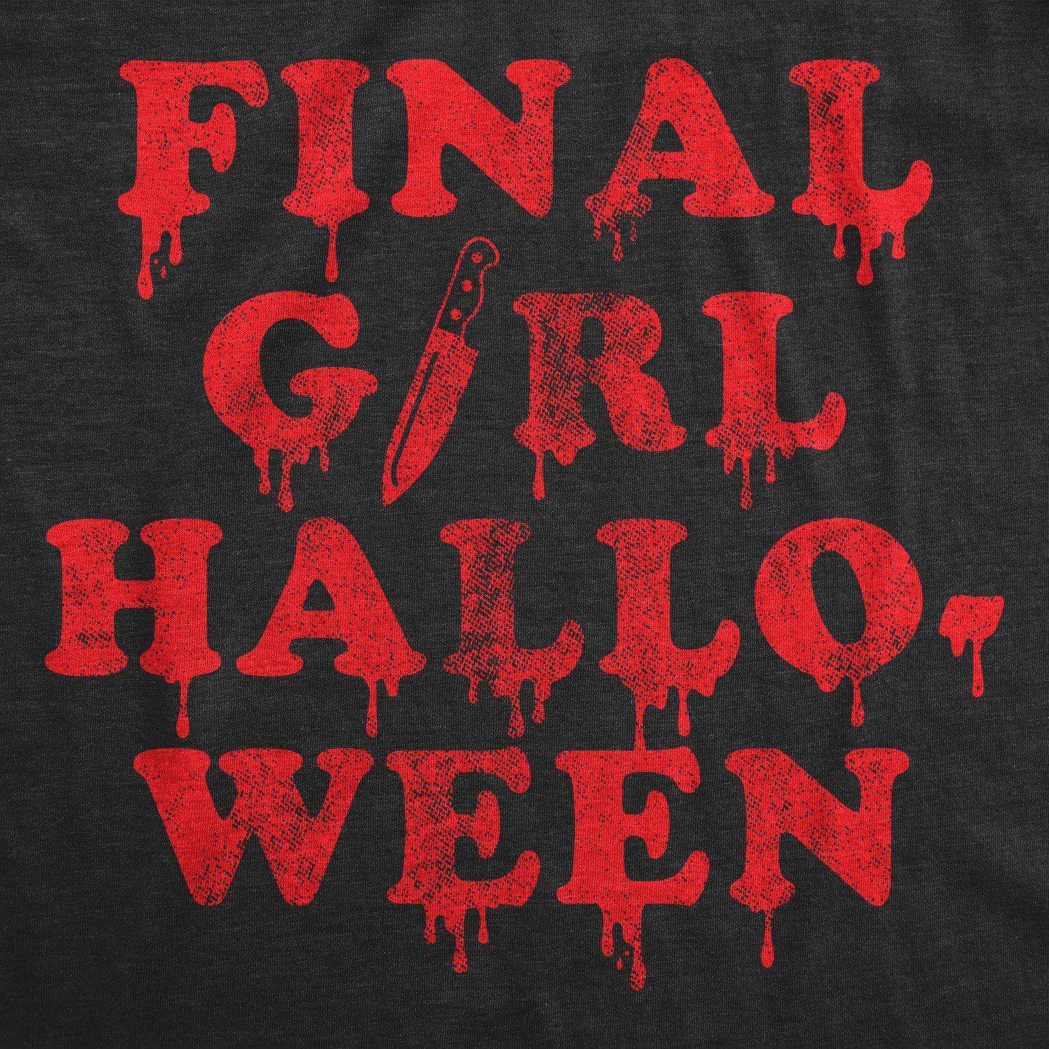 Final Girl Halloween Women's Tshirt - Crazy Dog T-Shirts