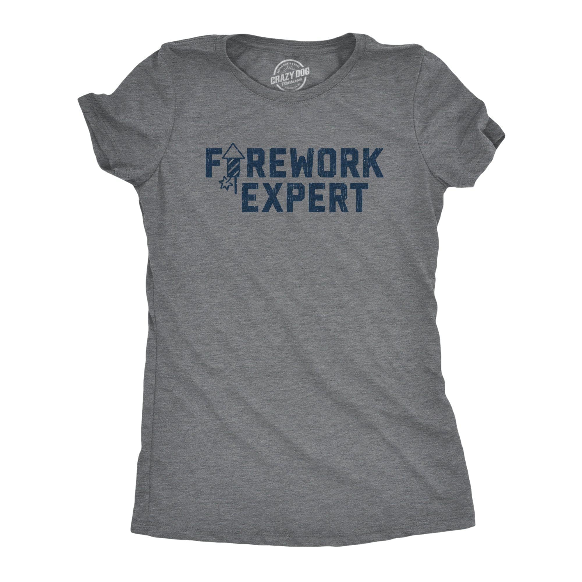 Firework Expert Women's Tshirt - Crazy Dog T-Shirts